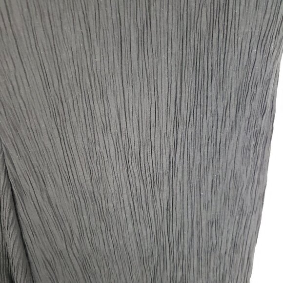 Jason Wu Black Plisse Pleated Bootcut Trousers Dress Pants Womens Size Medium - Picture 7 of 9